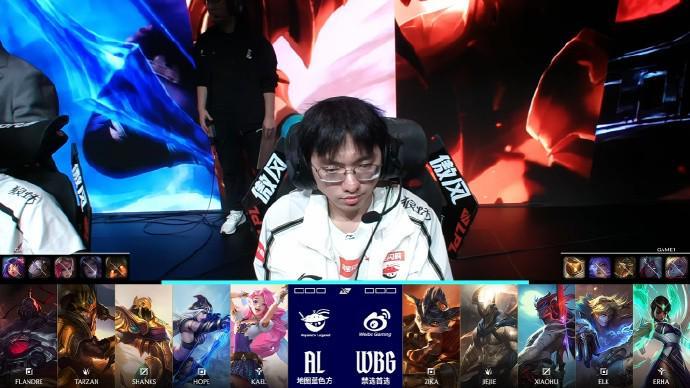 为了赢龙之子成为狼人模样，WBG爆冷3-1战胜AL晋级败者组决赛